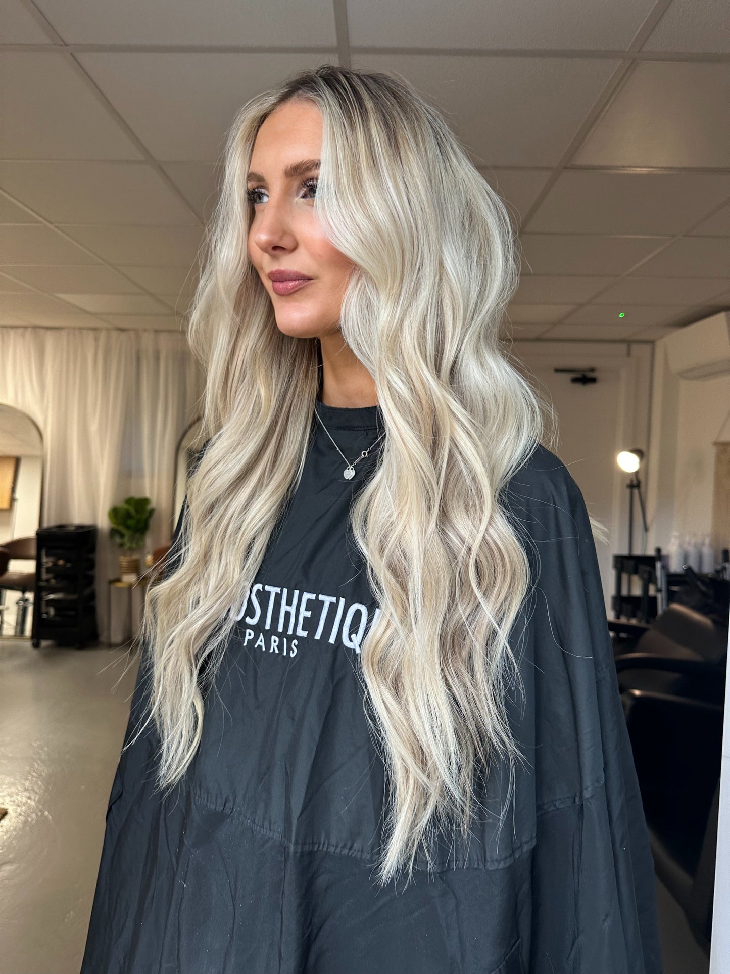 Touch up balayage and Tape extension re-fit